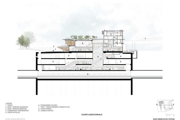 Saint Denis Pleyel Station (©Kengo Kuma & Associates) Saint Denis Pleyel Station (©Kengo Kuma & Associates)