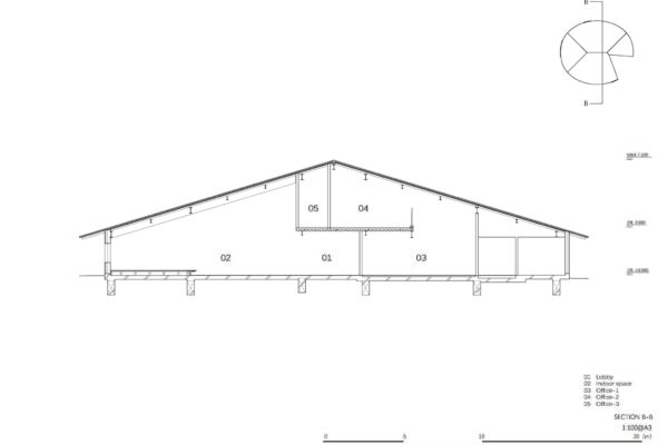 Edogawa Sogo Recreation Park Service Center (© Kengo Kuma & Associates)