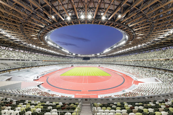 Japan National Stadium (©大成建設・梓設計・隈研吾建築都市設計事務所共同企業体提供)