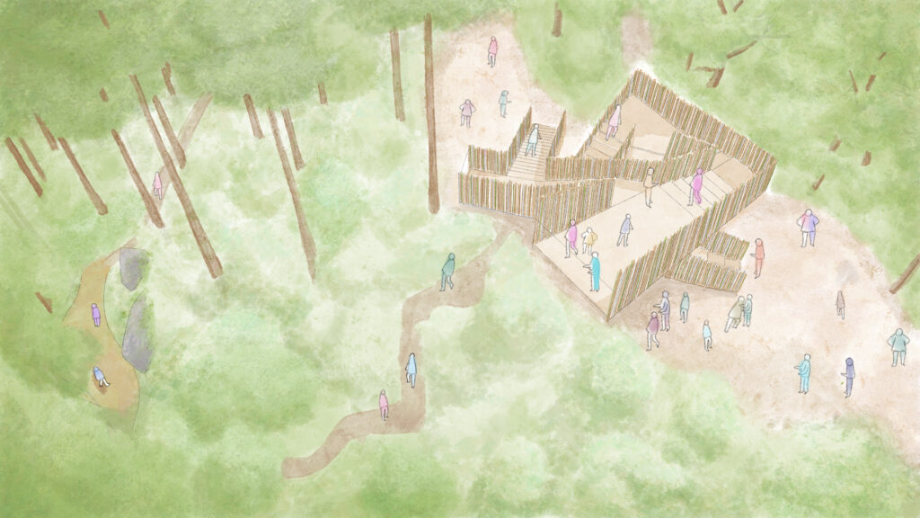 Kannabiyama Observatory | © Kengo Kuma & Associates