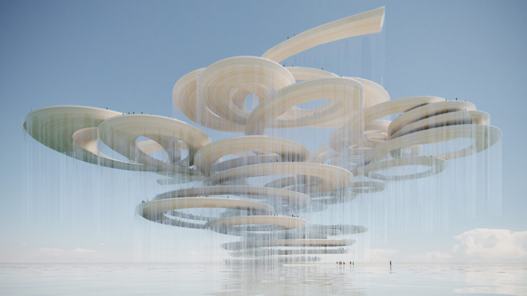 Kadokawa Dowango Educational Institute VR Campus | ©Kengo Kuma & Associates