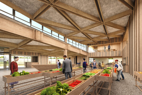 Roadside Station Aino Tsuchiyama (© Kengo Kuma & Associates)