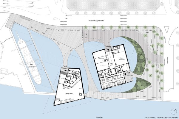 V&A Dundee (©Kengo Kuma & Associates)