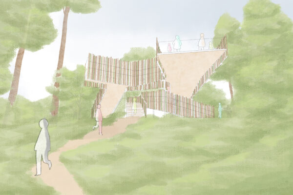 Kannabiyama Observatory (© Kengo Kuma & Associates)