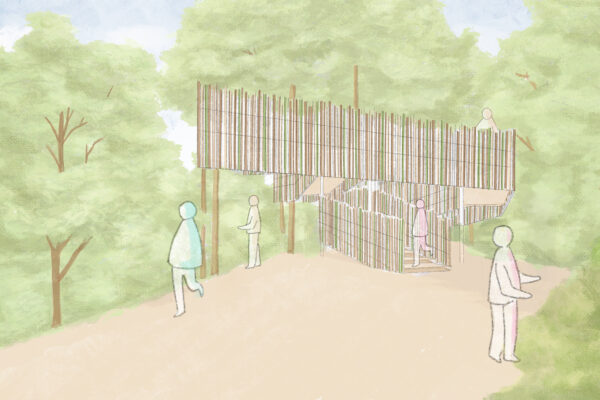 Kannabiyama Observatory (© Kengo Kuma & Associates)