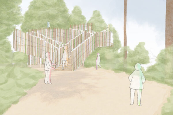 Kannabiyama Observatory (© Kengo Kuma & Associates)