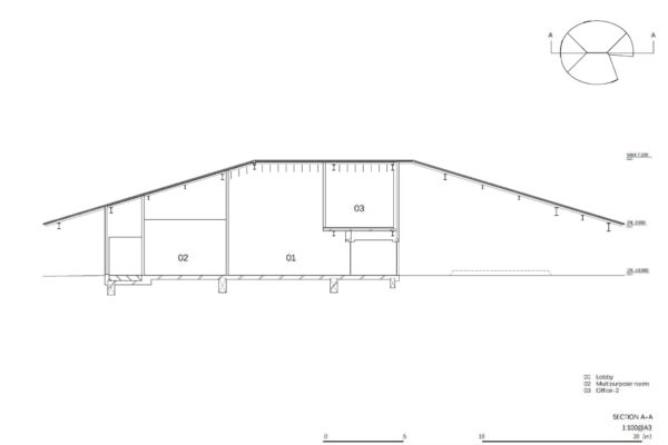 Edogawa Sogo Recreation Park Service Center (© Kengo Kuma & Associates)