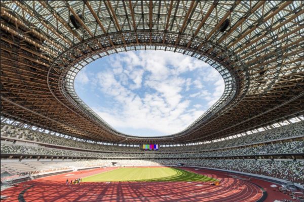 Japan National Stadium (©大成建設・梓設計・隈研吾建築都市設計事務所共同企業体提供)