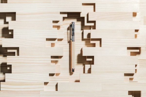 Precious Wood Varius Kengo Kuma Ballpoint Pen | © CARAN D'ACHE