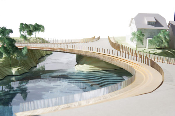 Wooden German Bridge Project (© Kengo Kuma & Associates)