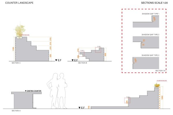 Endo Sushi Restaurant Reform (©Kengo Kuma & Associates)