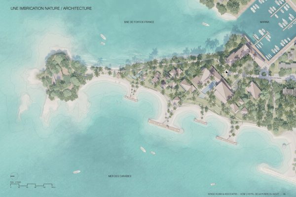 La Pointe du Bout – 5 stars Hotel (©Kengo Kuma & Associates)