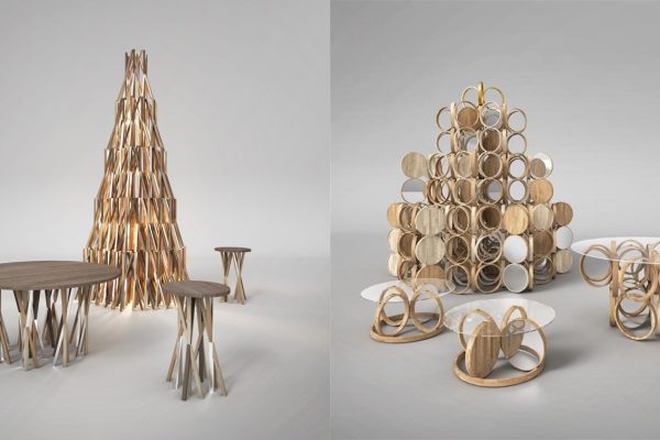 Tokyo EDITION_KIGUMI DESK, KOMOREBI TABLE