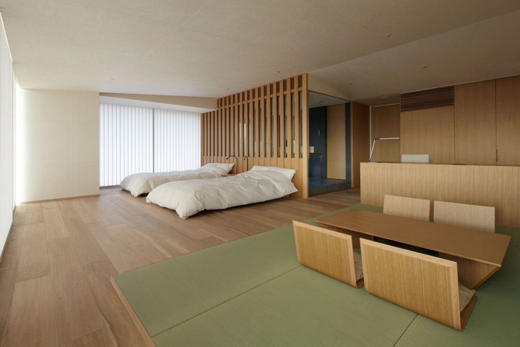Kyoto Kokusai Hotel [model room] | ©Kengo Kuma & Associates