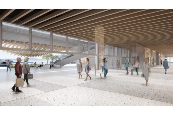 Ellinikon Riviera Galleria (© Kengo Kuma Associates) Ellinikon Riviera Galleria (© Kengo Kuma Associates)