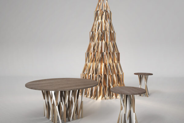 Exhibition – Tokyo Edition, Christmas trees (KIGUMI DESK)