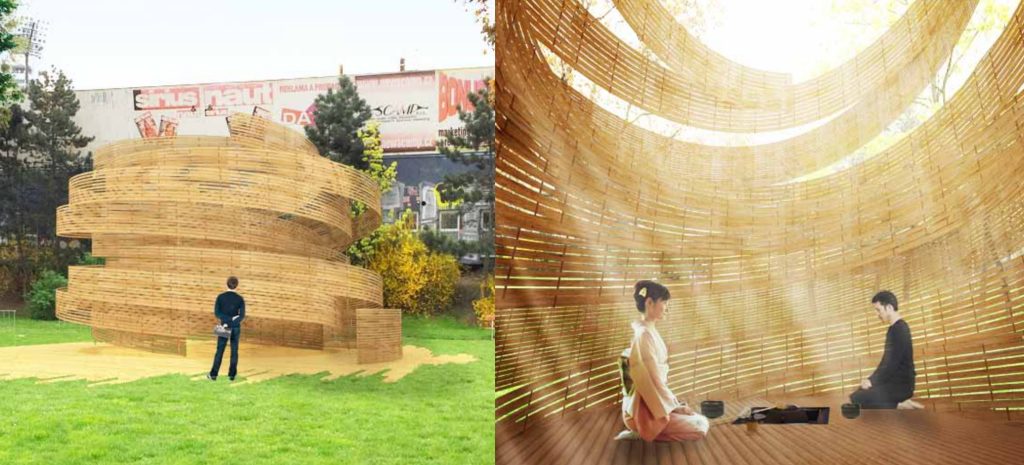 Bamboo Nest | © Kengo Kuma Associates