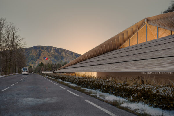 The Morette Memorial (© Kengo Kuma & Associates) The Morette Memorial (© Kengo Kuma & Associates)