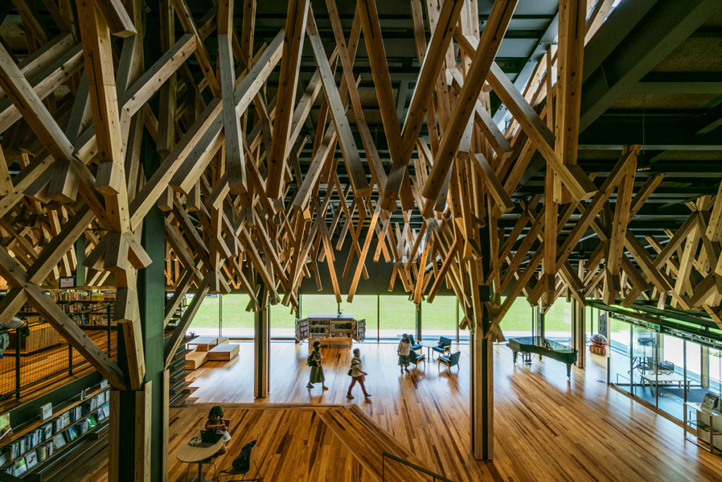 Yusuhara Community Library / Yururi Yusuhara | ©Kawasumi・Kobayashi Kenji Photograph Office