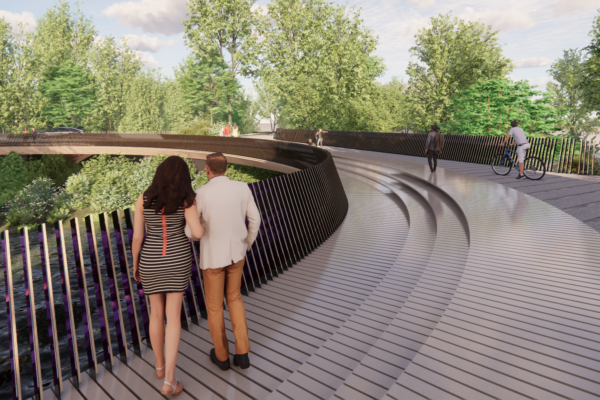 Wooden German Bridge Project (© Kengo Kuma & Associates)