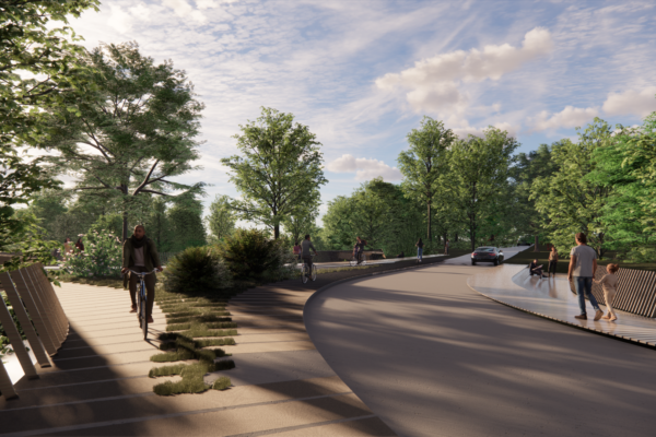 Wooden German Bridge Project (© Kengo Kuma & Associates)